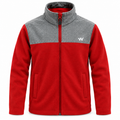 Wildcraft Men’s Red & Grey Fleece Jacket