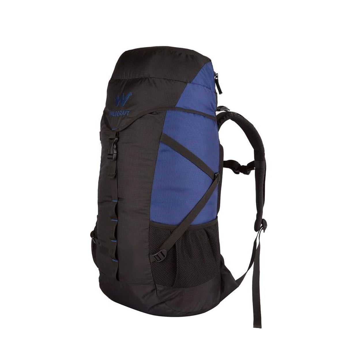 Wildcraft Acosta Hiking Backpack – Black & Blue (45 Litres)