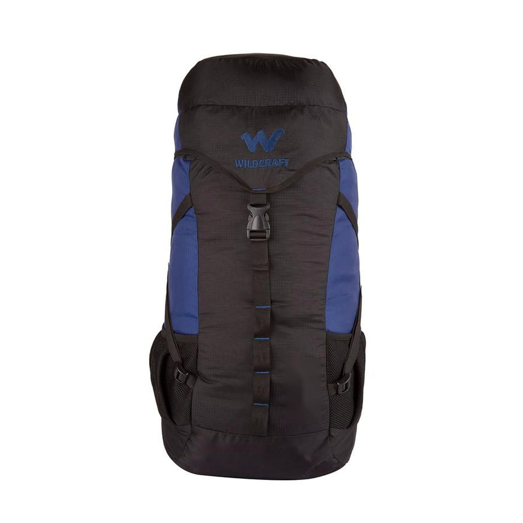 Wildcraft Acosta Hiking Backpack – Black & Blue (45 Litres)